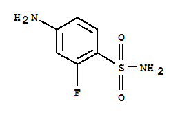 Benzenesulfonamide, 4-amino-2-fluoro-(9ci) Structure,2368-83-4Structure