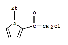 Ethanone, 2-chloro-1-(1-ethyl-1h-pyrrol-2-yl)-(9ci) Structure,23694-41-9Structure