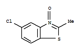 (8ci)-5-氯-2-甲基-苯并噻唑结构式_23808-68-6结构式