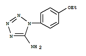 (9ci)-1-(4-乙氧基苯基)-1H-四唑-5-胺结构式_238432-78-5结构式