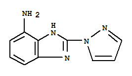 Benzimidazole, 4-amino-2-pyrazol-1-yl-(8ci) Structure,23861-08-7Structure