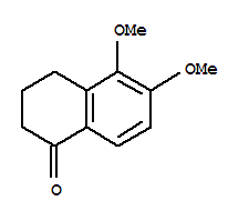 5,6-Dimethoxy-1,2,3,4-tetrahydro1-naphthalenone Structure,24039-89-2Structure