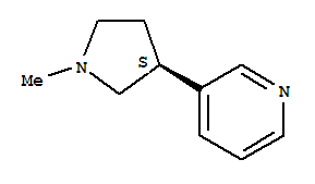 (9CI)-3-[(3S)-1-甲基-3-吡咯烷]-吡啶结构式_240423-91-0结构式