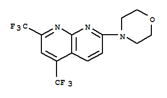 1,8-Naphthyridine,7-(4-morpholinyl)-2,4-bis(trifluoromethyl)-(9ci) Structure,241488-26-6Structure