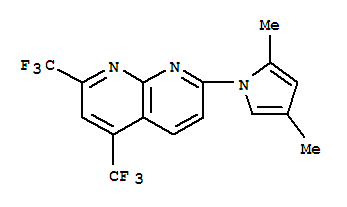 1,8-Naphthyridine,7-(2,4-dimethyl-1h-pyrrol-1-yl)-2,4-bis(trifluoromethyl)-(9ci) Structure,241488-27-7Structure