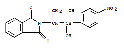 2-[2-羟基-1-(羟基甲基)-2-(4-硝基苯基)乙基]-1H-异吲哚-1,3(2H-)-二酮结构式_24223-70-9结构式