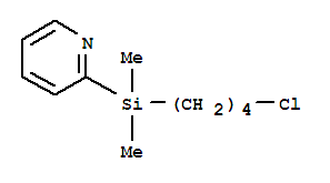 Pyridine,2-[(4-chlorobutyl)dimethylsilyl]-(9ci) Structure,243468-43-1Structure