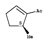 Ethanone, 1-[(5s)-5-methyl-1-cyclopenten-1-yl]-(9ci) Structure,243672-16-4Structure