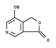 (9ci)-7-羟基-呋喃并[3,4-c]吡啶-3(1h)-酮结构式_243980-04-3结构式