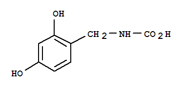 (9ci)-[(2,4-二羟基苯基)甲基]-氨基甲酸结构式_244121-76-4结构式