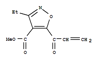 (9ci)-3-乙基-5-(1-氧代-2-丙烯基)-4-异噁唑羧酸甲酯结构式_244238-27-5结构式