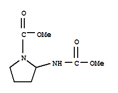 (9ci)-2-[(甲氧基羰基)氨基]-1-吡咯烷羧酸甲酯结构式_244776-08-7结构式