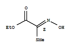 (2z)-(9ci)-(羟基亚氨基)(甲基硫代)-乙酸乙酯结构式_245728-57-8结构式