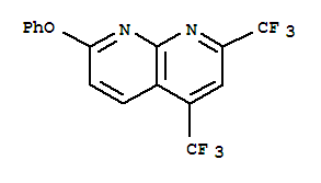 1,8-Naphthyridine,7-phenoxy-2,4-bis(trifluoromethyl)-(9ci) Structure,246022-22-0Structure