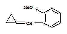 Benzene, 1-(cyclopropylidenemethyl)-2-methoxy-(9ci) Structure,246180-25-6Structure