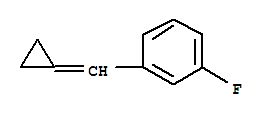 Benzene, 1-(cyclopropylidenemethyl)-3-fluoro-(9ci) Structure,246180-27-8Structure