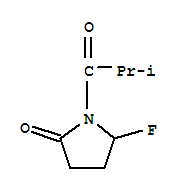 5-氟-1-(2-甲基-1-氧代丙基)-2-吡咯烷酮结构式_246181-64-6结构式