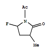 (9ci)-1-乙酰基-5-氟-3-甲基-2-吡咯烷酮结构式_246181-65-7结构式