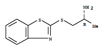 (2r)-(9ci)-1-(2-苯并噻唑硫代)-,2-丙胺结构式_247027-96-9结构式