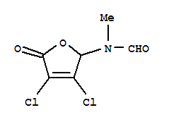 Formamide, n-(3,4-dichloro-2,5-dihydro-5-oxo-2-furanyl)-n-methyl- Structure,247097-52-5Structure