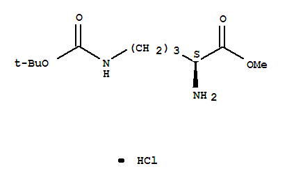 H-orn(boc)-ome hcl Structure,2480-96-8Structure