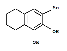 Ethanone, 1-(5,6,7,8-tetrahydro-3,4-dihydroxy-2-naphthalenyl)-(9ci) Structure,248595-14-4Structure