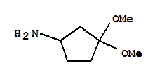 Cyclopentanamine, 3,3-dimethoxy-(9ci) Structure,249296-19-3Structure