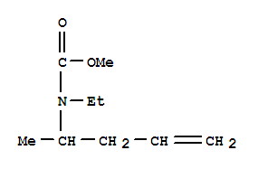 (9ci)-乙基(1-甲基-3-丁烯)-氨基甲酸甲酯结构式_250691-21-5结构式