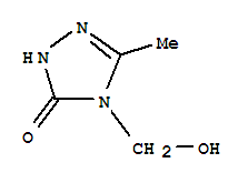 3H-1,2,4-triazol-3-one, 2,4-dihydro-4-(hydroxymethyl)-5-methyl-(9ci) Structure,251451-27-1Structure