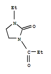 1-乙基-3-(1-氧代丙基)-2-咪唑啉酮结构式_251634-11-4结构式