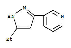 3-(5-Ethyl-1h-pyrazol-3-yl)pyridine Structure,251658-76-1Structure