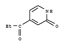 2(1H)-pyridinone, 4-(1-oxopropyl)-(9ci) Structure,251902-57-5Structure