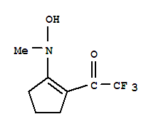 Ethanone, 2,2,2-trifluoro-1-[2-(hydroxymethylamino)-1-cyclopenten-1-yl]-(9ci) Structure,252055-20-2Structure