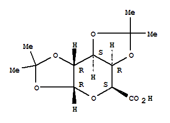 1,2,3,4-二-o-异亚丙基-alpha-d-半乳糖醛酸结构式_25253-46-7结构式