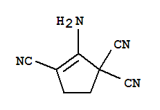 2-氨基-2-环戊烯-1,1,3-三甲腈结构式_252572-08-0结构式