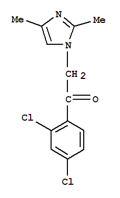 Ethanone, 1-(2,4-dichlorophenyl)-2-(2,4-dimethyl-1h-imidazol-1-yl)- Structure,252954-54-4Structure