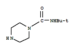 (9ci)-n-(1,1-二甲基乙基)-1-哌嗪羧酰胺结构式_253175-42-7结构式