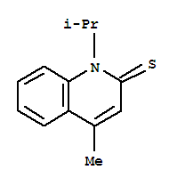 (7ci,8ci)-1-异丙基-4-甲基硫代-喹诺酮结构式_2540-19-4结构式