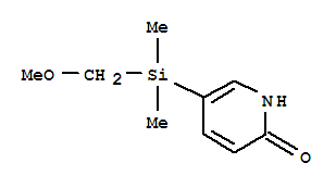 2(1H)-pyridinone,5-[(methoxymethyl)dimethylsilyl]-(9ci) Structure,254886-31-2Structure