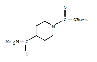 1-Boc-4-dimethylcarbamoylpiperidine Structure,254905-58-3Structure