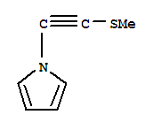 1H-pyrrole, 1-[(methylthio)ethynyl]-(9ci) Structure,254987-37-6Structure
