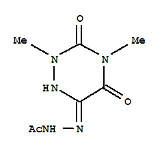 (9ci)-2-(2,3,4,5-四氢-2,4-二甲基-3,5-二氧代-1,2,4-噻嗪-6-基)肼乙酸结构式_255369-61-0结构式