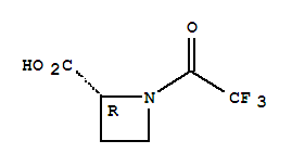 (2r)-(9ci)-1-(三氟乙酰基)-2-氮杂丁烷羧酸结构式_255883-13-7结构式