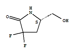 (5s)-(9ci)-3,3-二氟-5-(羟基甲基)-2-吡咯烷酮结构式_255903-84-5结构式