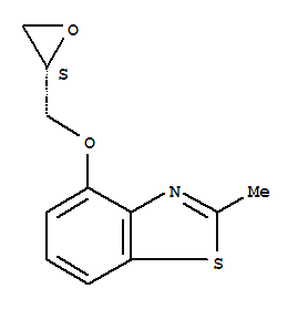 Benzothiazole, 2-methyl-4-[(2s)-oxiranylmethoxy]-(9ci) Structure,256373-26-9Structure