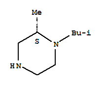 (2s)-(9ci)-2-甲基-1-(2-甲基丙基)-哌嗪结构式_256663-90-8结构式