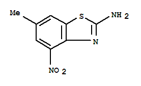 2-Benzothiazolamine,6-methyl-4-nitro-(9ci) Structure,257282-90-9Structure