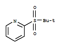 (9CI)-2-[(1,1-二甲基乙基)磺酰基]-吡啶结构式_25752-74-3结构式