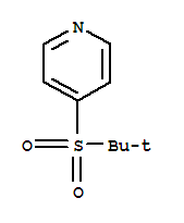 (9CI)-4-[(1,1-二甲基乙基)磺酰基]-吡啶结构式_25752-75-4结构式