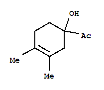 Ethanone, 1-(1-hydroxy-3,4-dimethyl-3-cyclohexen-1-yl)-(9ci) Structure,258266-10-3Structure